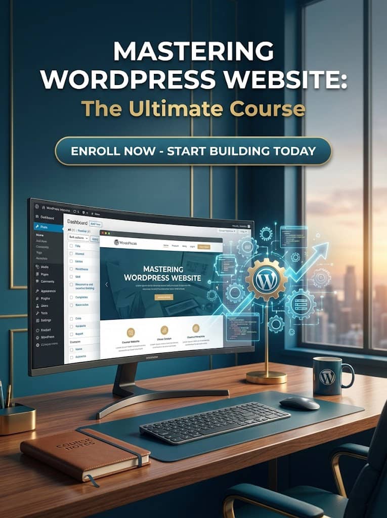 Mastering WordPress Webiste